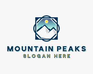 Mountain Peak Adventure logo design