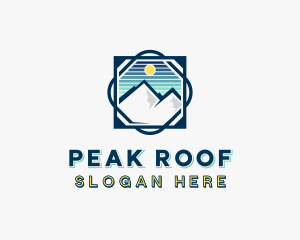 Mountain Peak Adventure logo design