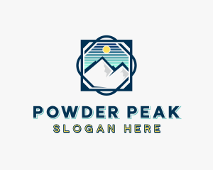 Mountain Peak Adventure logo design