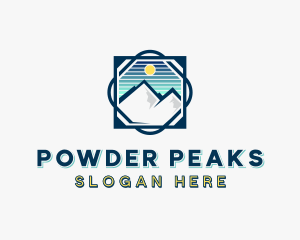 Mountain Peak Adventure logo design