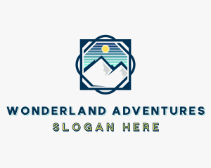 Mountain Peak Adventure logo design