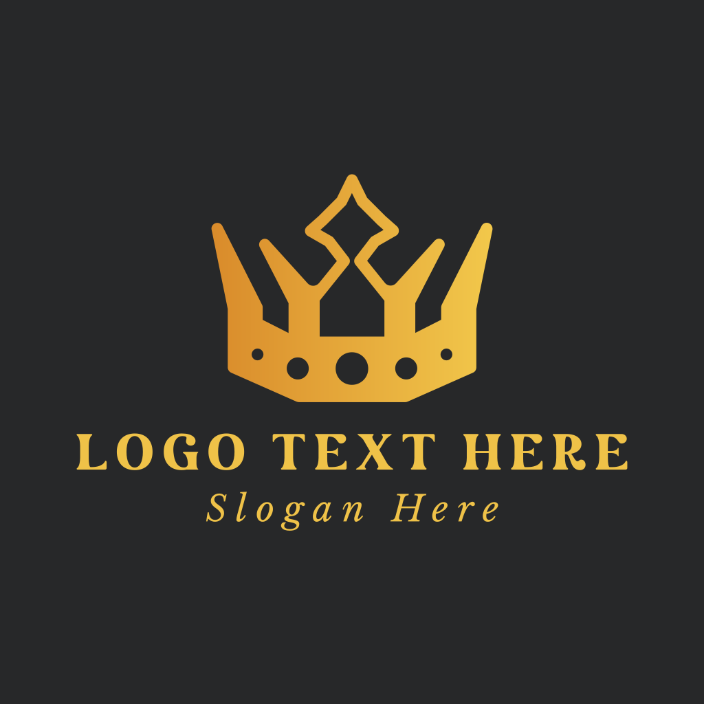 Gold Fashion Crown Logo | BrandCrowd Logo Maker