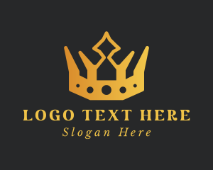 Luxury - Gold Fashion Crown logo design