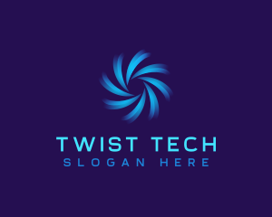 Twist - HVAC Ventilation Fan logo design