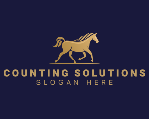 Luxury Stallion Horse Logo