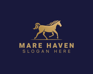 Mare - Luxury Stallion Horse logo design