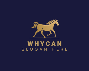 Cavalry - Luxury Stallion Horse logo design