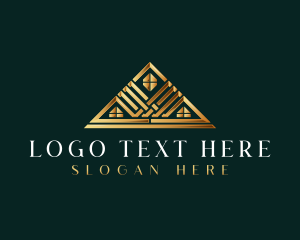 Construction - Luxury Realty Home logo design