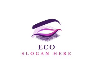 Fashion Eyelash Cosmetic Logo