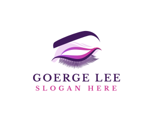 Fashion Eyelash Cosmetic Logo