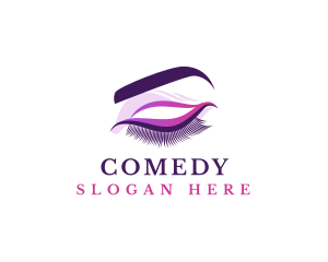 Fashion Eyelash Cosmetic Logo