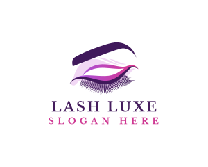 Fashion Eyelash Cosmetic logo design