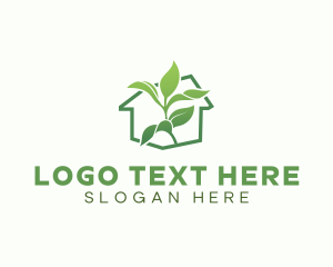 Landscaping - Farm House Plant logo design