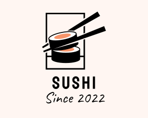 Oriental Japanese Sushi  logo design