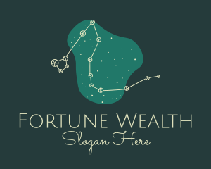 Fortune - Draco Constellation Night logo design