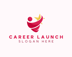 Career - Leader Career Management logo design