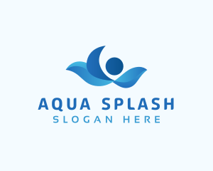 Swimming - Creative Swimming Sports logo design