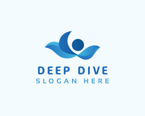 Dive - Creative Swimming Sports logo design