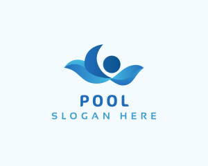Creative Swimming Sports logo design