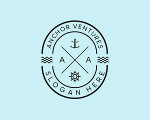 Anchor - Nautical Ship Anchor logo design