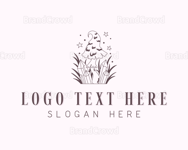 Organic Mushroom Fungus Logo