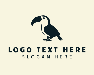 Birdwatcher - Toucan Bird Aviary logo design