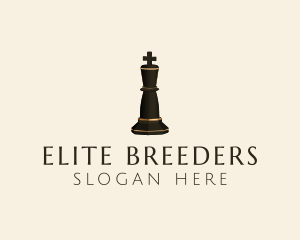 Chess Piece Grandmaster logo design