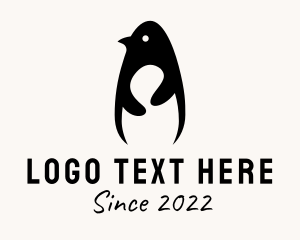 Negative Space - Penguin Safari Zoo logo design