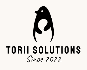 Penguin Safari Zoo logo design