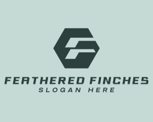 Tech Logistics Letter F logo design