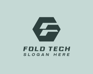 Tech Logistics Letter F logo design