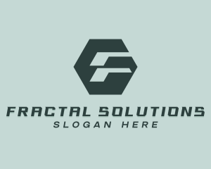 Tech Logistics Letter F logo design