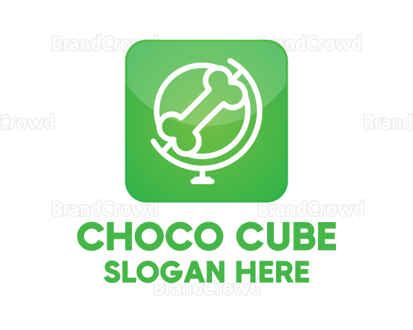 Dog Globe Application Logo