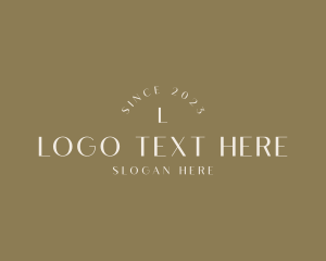Serif - Upscale Brand Boutique logo design