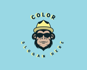 Cool Fedora Monkey  Logo