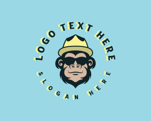 Cool Fedora Monkey  Logo