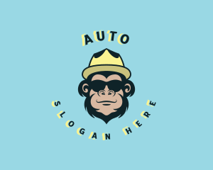 Cool Fedora Monkey  Logo