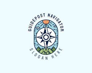 Compass Navigation Adventure  logo design