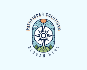 Compass Navigation Adventure  logo design