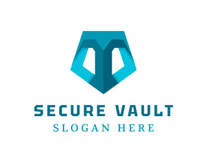 Vault - Telecom App Shield Guard logo design