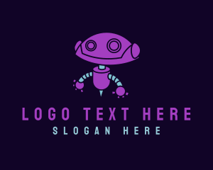 Happy - Happy Robot Machine logo design