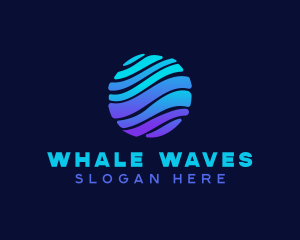 Wave Water Liquid logo design