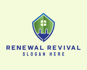 Renewable Energy Plug logo design