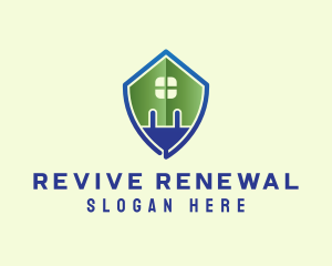 Renewable Energy Plug logo design