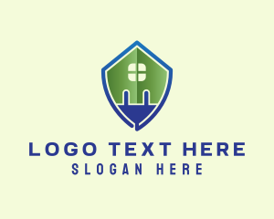 Electric Plug - Renewable Energy Plug logo design