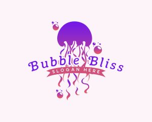 Bubble - Bubble Sting Jellyfish logo design