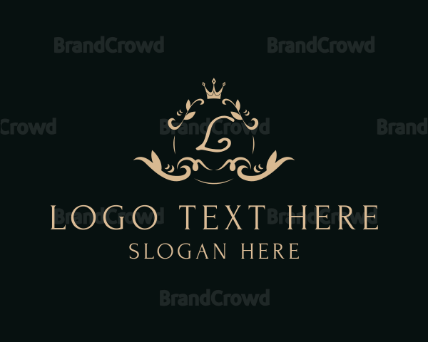 Luxurious Lettermark Badge Logo