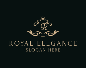 Luxurious Lettermark Badge logo design