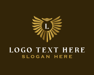 Hotel - Premium Eagle Wings logo design