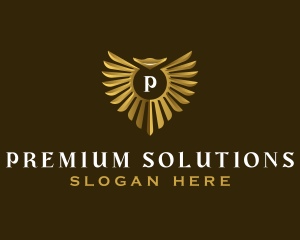 Premium Eagle Wings logo design